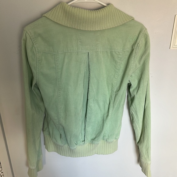 Split Corduroy Mint Jacket - Picture 3 of 5
